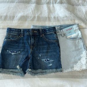 2 pair of never worn girl’s size 7/8 shorts